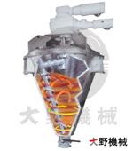 日本大野機械立式錐形混合機產品圖